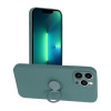 Kryt Forcell SILICONE RING Case iPhone 13 Pro Max zelený