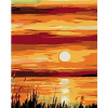 Zuty Diamantové maľovanie VÝCHOD SLNKA 40x50 cm bez rámu a bez vypnutia plátna