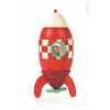 Janod Drevená magnetická skladačka Raketa Kit Magnet 9 dielikov