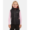 Kilpi Tomm-JG dievčenská zateplená vesta čierna Girl´s insulated vest