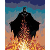 Zuty Maľovanie podľa čísel Batman a plamene
