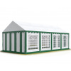 Pártystany-Jičín s.r.o. Party stan 6x8m PVC PREMIUM Ohňovzdorný Farba: Zelenobiela