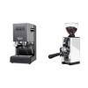 Gaggia Classic E24, grey + Eureka Mignon Libra 65 All Purpose, CR white