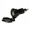 Adaptér zásuvky zapaľovača Lampa Din-Tech 38882 2 x USB