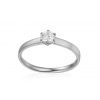 iZlato Forever Diamantový zásnubný prsteň z bieleho zlata Alra IZBR1223A