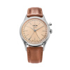Vulcain Cricket President 36 mm - Pale Salmon - Brown Plain + 5 rokov záruka a darček ZADARMO