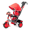 BABY MIX Detská trojkolka so svetlami Lux Trike červená 105x46 červená