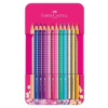 Faber-Castell Sparkle Pastelky trojhranné, sada 12 ks - základné odtiene