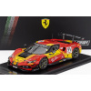 Looksmart Ferrari 296 Gt3 3.0l Twin Turbo V6 Team Af Corse N 71 24h Spa 2024 David Vidales - Vincent Abril - Thomas Neubauer 1:43 Červeno-žltá