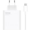 Xiaomi Charging Combo MDY-13-EE, USB-A 120W + USB-C kábel, biela (Bulk)