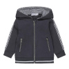 DIRKJE Mikina na zips s kapucňou tm. modrá chlapec veľ.110 T46691-35-110