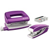 Leitz WOW zošívačka + dierovač, metalická purpurová