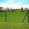 vidaXL Euro plot, oceľ 25x1,2 m, zelený - Zelená - 100278-62423
