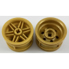 56145 Pearl Gold Wheel 30.4mm D. x 20mm with No Pin Holes (Perleťově zlaté kolečko 30,4 mm D. x 20 mm bez otvorů pro kolíky)