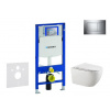 Geberit Duofix - Set predstenovej inštalácie, klozetu Gaia a dosky softclose, tlačidlo Sigma30, chróm/chróm mat SANI11CA1133