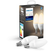 Philips Hue White žiarovky E14 5.5W/470lm sviečka 2-set sviečka BlueTooth teplé svetlo 2700K
