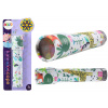 LEAN TOYS Detský kaleidoskop - motív Zvieratká - biela