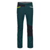 Ortovox pánské softshellové kalhoty Col Becchei Pants M - zkrácené | farba: petrol blue, veľkosť: L