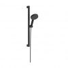 Hansgrohe Raindance Alive Select S Set sprchovej hlavice, tyče a hadice, 3 prúdy, EcoSmart, matná čierna 24600670-HG