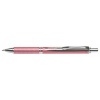 Gélové pero, 0,35 mm, stláčací mechanizmus, telo pera ružová, PENTEL EnerGel BL 407 modrá