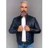 Max Original Leather Pánska kožená bunda 8066 navy (5XL 66-68) - Navy - 5XL