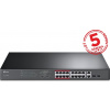 TP-Link TL-SL1218MP - 16-portový 10/100Mb/s + 2-portový gigabitový Unmanaged PoE Switch