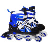 Nastaviteľné detské inline korčule, modré, 28–32