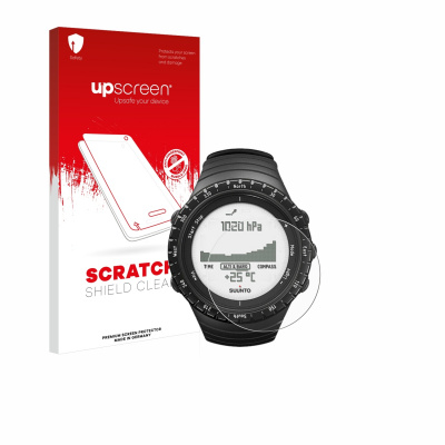 Čirá ochranná fólie upscreen® Scratch Shield pro Suunto Core Regular Black (Ochranná fólie na displej pro Suunto Core Regular Black)