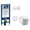 Geberit SET Duofix 111.300.00.5 +WCzávesné Tece One sprchov.Rimless+sedSC+Sigma20 Biel/Chr 111.300.00.5 NT4