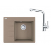 Franke Sety Kuchynský set G248KA, fragranitový drez CNG 611-62 TL/7 a batéria FS 3230.031, kašmír/chróm 114.0700.675