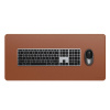 AppleMix SATECHI podložka na stôl pre Apple MacBook / iMac / Magic Mouse - syntetická koža - hnedá