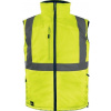 Delta Plus Zateplená, výstražná, oboustranná vesta z oxfordského polyesteru, třída 2, barva fluo žlutá-tmavomodrá, velikost: 3XL, FIDJ3HVJA3X