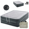 Dvojitá matrac Intex 203 x 152 x 56 cm odtiene šedej (Matracové posteľ pre dvojité spacie lôžko s automatickým čerpadlom)