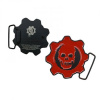 Bioworld Gears of War přezka k opasku Red Skull Logo