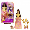 Disney Princezné Mattel Bábika Bella a kočík so stolíkom na popoludňajší čaj 29 cm