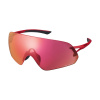 SHIMANO Okuliare AEROLITE P metalické červené Ridescape Road