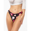 Dámske tangá Kiss Me Simple String Black mix - Julimex M černá- MIX barev