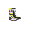 boty TECH TRIAL, ALPINESTARS (bílá/červená/žlutá fluo/černá, vel. 405) M130-404-405