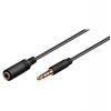 PremiumCord Jack 3.5mm 4 pinový M/F 2m pro Apple (kjack4mf2)