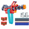 X-SHOT MINIGUN OMEGA RED PIŠTOĽ + ŠÍPKY + TERČE