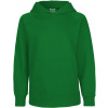 NEUTRAL O 13101 / Detská mikina s kapucňou z bio bavlny - green 152-158