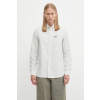 Bavlnená košeľa Fred Perry zelená farba, regular, s golierom button-down, M1736