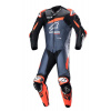 ALPINESTARS jednodielna kombinéza GP PLUS 4, TECH-AIR kompatibilný, ALPINESTARS (černá/červená fluo/tmavě modrá) 2024 - 56