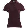 PROMODORO 4005 / Dámska polokošeľa z prstencovej bavlny - burgundy XXL