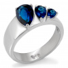Oceľový prsteň Blue Montana SR0511 Veľkosť prsteňa: 57 (18,1 mm)
