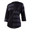 Troy Lee Designs TROY LEE DESINGS WOMEN'S 3/4 SLEEVE JERSEY MISCHIEF SPLIT STRIPE BLACK Veľkosť: XS
