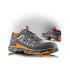 VM FOOTWEAR LOUISIANA 6335-S1P / Bezpečnostná textilná poltopánka S1P BOA - čierna/oranžová 45