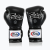 Boxerské rukavice Fairtex Heavy Hitter's Mexican Style black/yellow