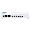 QNAP řízený switch QSW-M408-4C (12 portů: 8x Gigabit port + 4x 10G SFP+ / 10GbE kombo porty)
