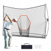 VEVOR Siatka Do Ćwiczeń Golfowych Czarny 3290x950x2170MM 7,1KG Polyester